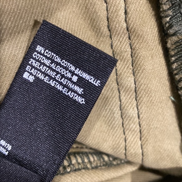 NWT FREE PEOPLE ARMY CAMO SHORTS  SZ 27CRVY BUTTON FLY HIGH WAISTED RAW HEM - Picture 15 of 15